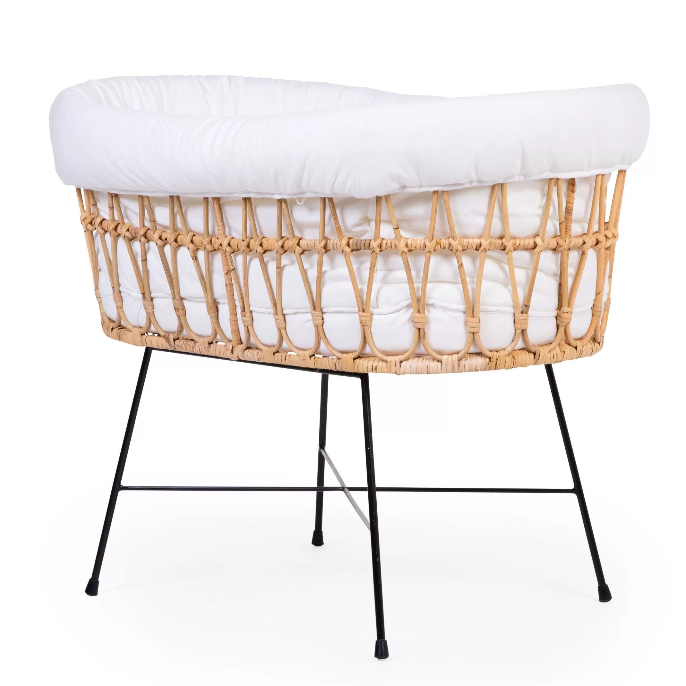 berceau_en_rotin_pieds_en_mtal__housse_blanc_cass_10.webp New Berceau en rotin pieds en métal + housse blanc cassé Berceaux & Cododos