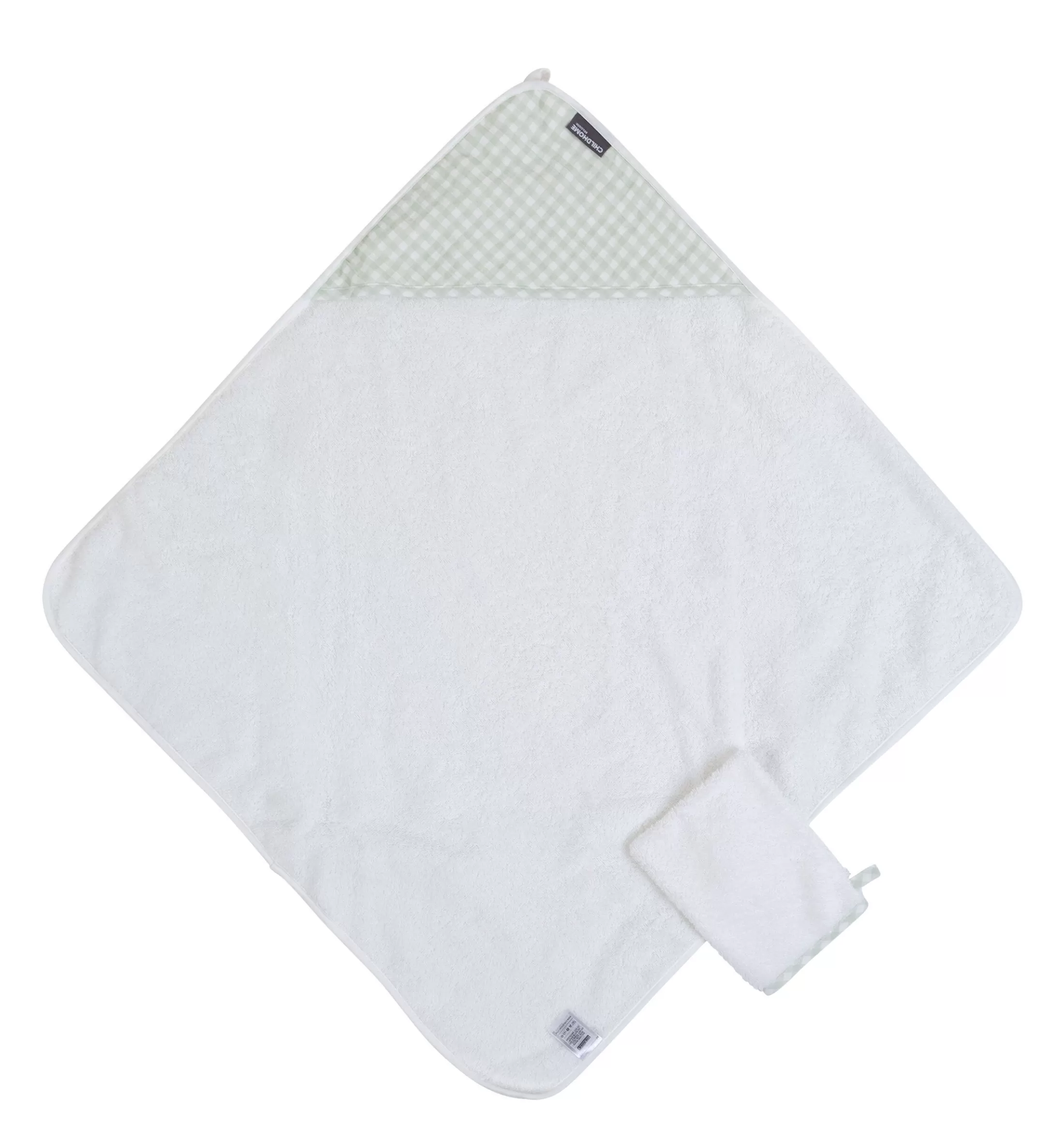 Cheap Cape De Bain + Gant - 80x80 Cm - Jersey - Forêt - Mousseline Capes De Bain