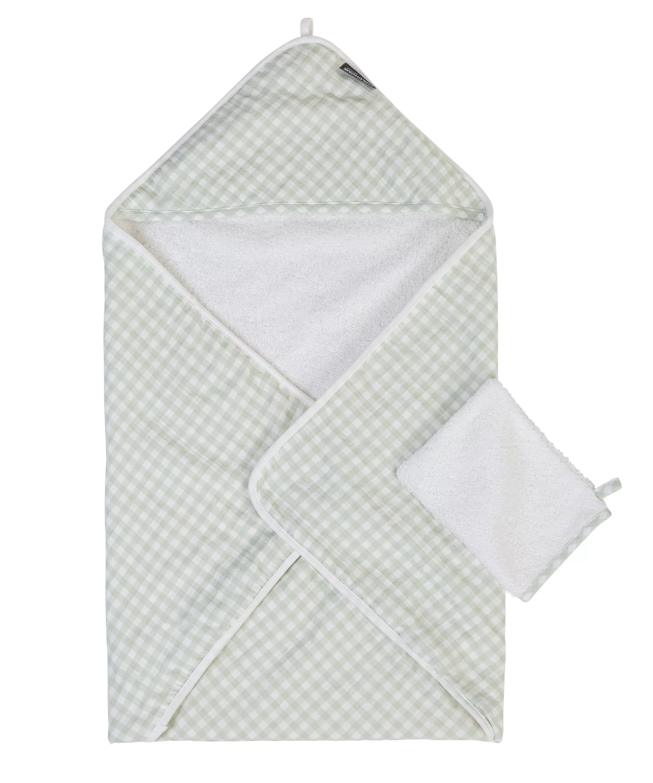 Cheap Cape De Bain + Gant - 80x80 Cm - Jersey - Forêt - Mousseline Capes De Bain