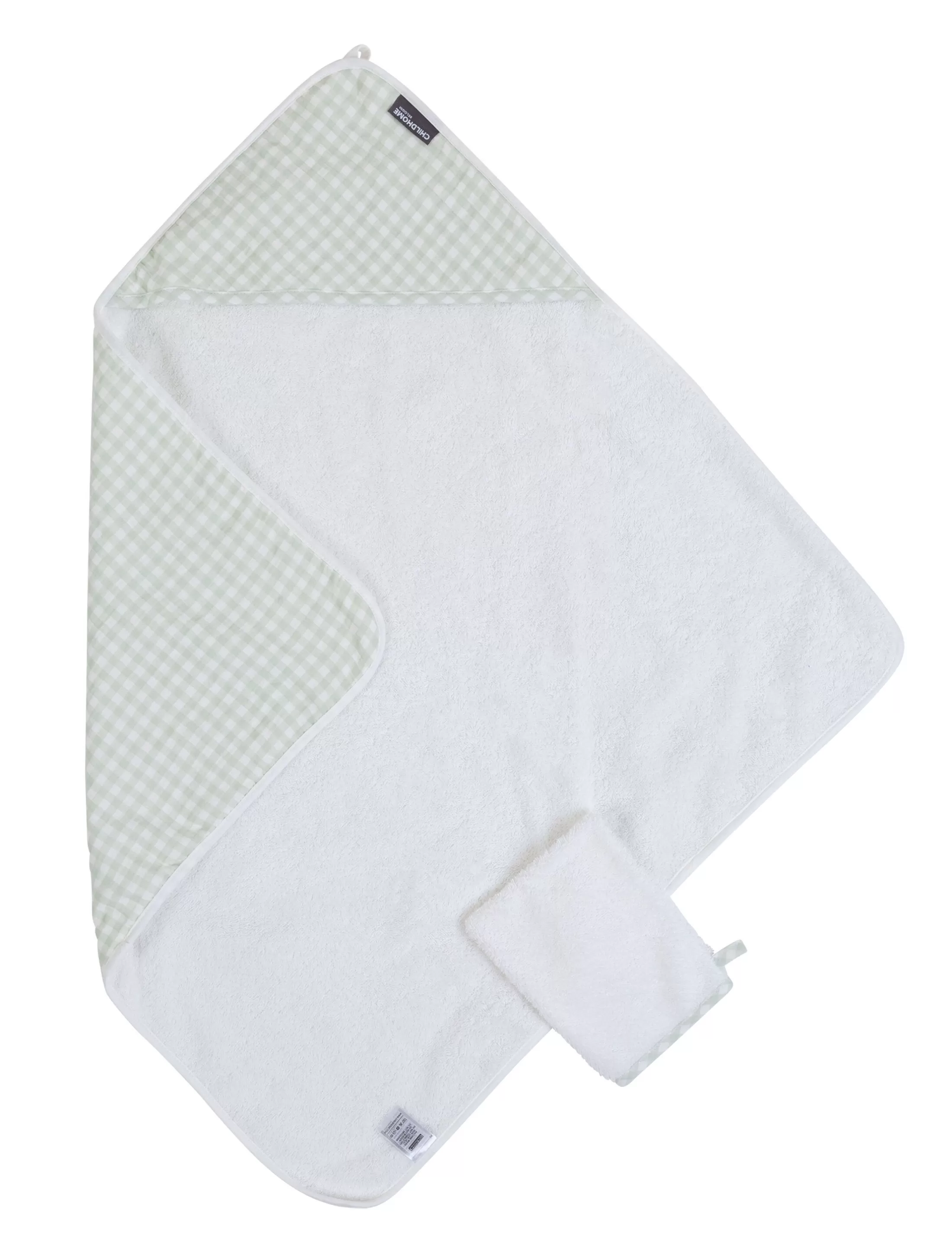 Cheap Cape De Bain + Gant - 80x80 Cm - Jersey - Forêt - Mousseline Capes De Bain
