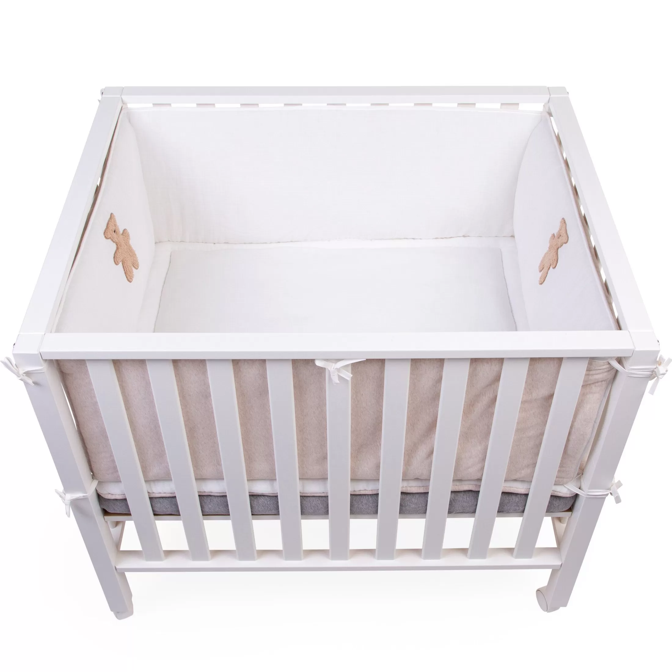 contour_de_parc__x_cm__jersey_melange_beige__muslin_4.webp Flash Sale Contour De Parc - 35x340 Cm - Jersey Melange Beige / Muslin Protection Parc