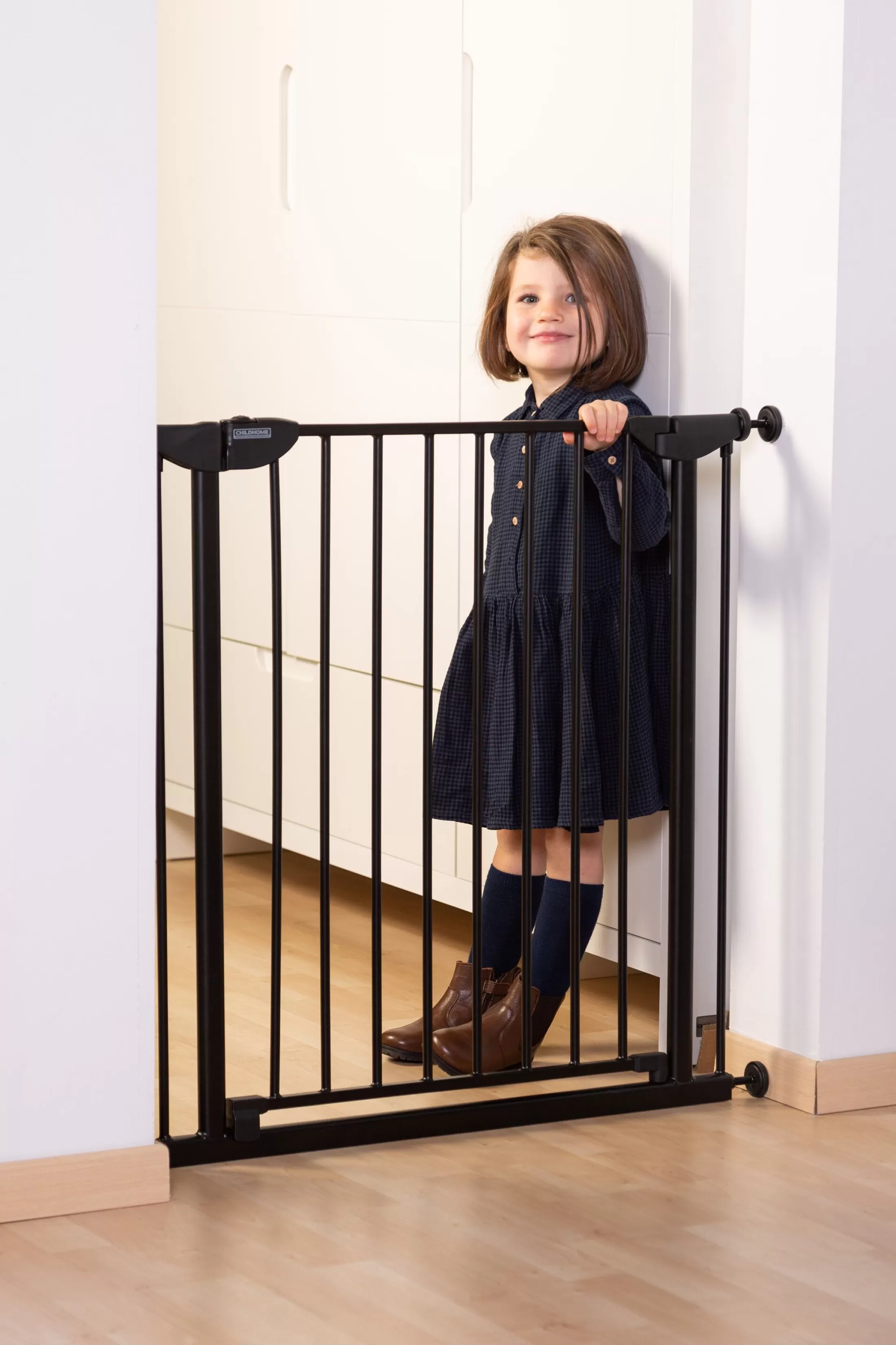 Sale Eltra Barriere De Porte Pressure - 75-81 Cm - Métal - Noir Portes De Sécurité
