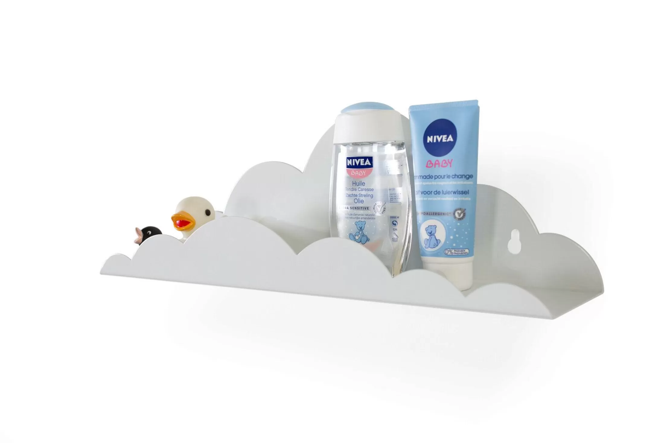 Sale Etagère Murale Nuage - Métal - Blanc Étagères Murales