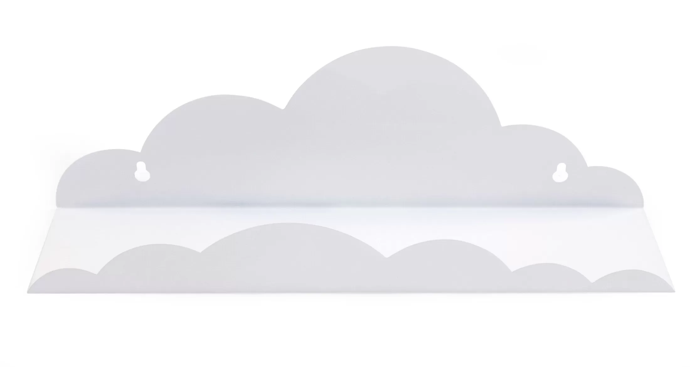 Sale Etagère Murale Nuage - Métal - Blanc Étagères Murales