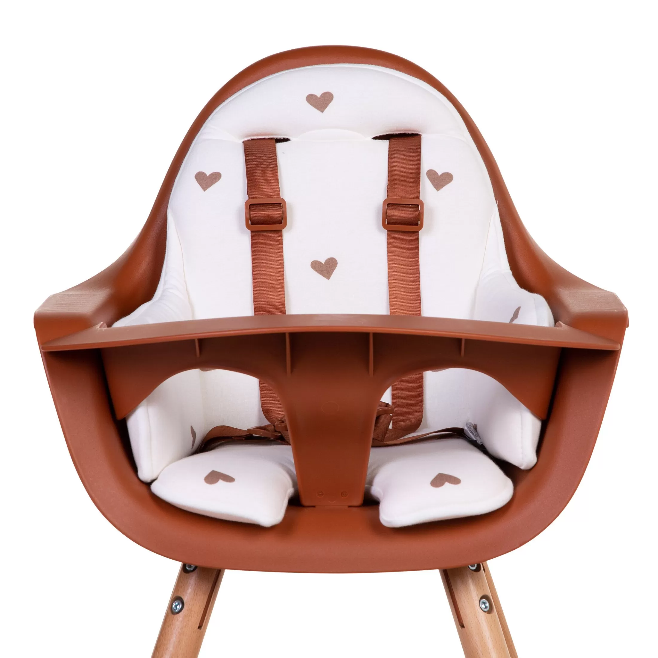 Sale Evolu Coussin Pour Chaise Haute - Jersey - Hearts Coussins Pour Chaise Haute | Evolu Accessoires