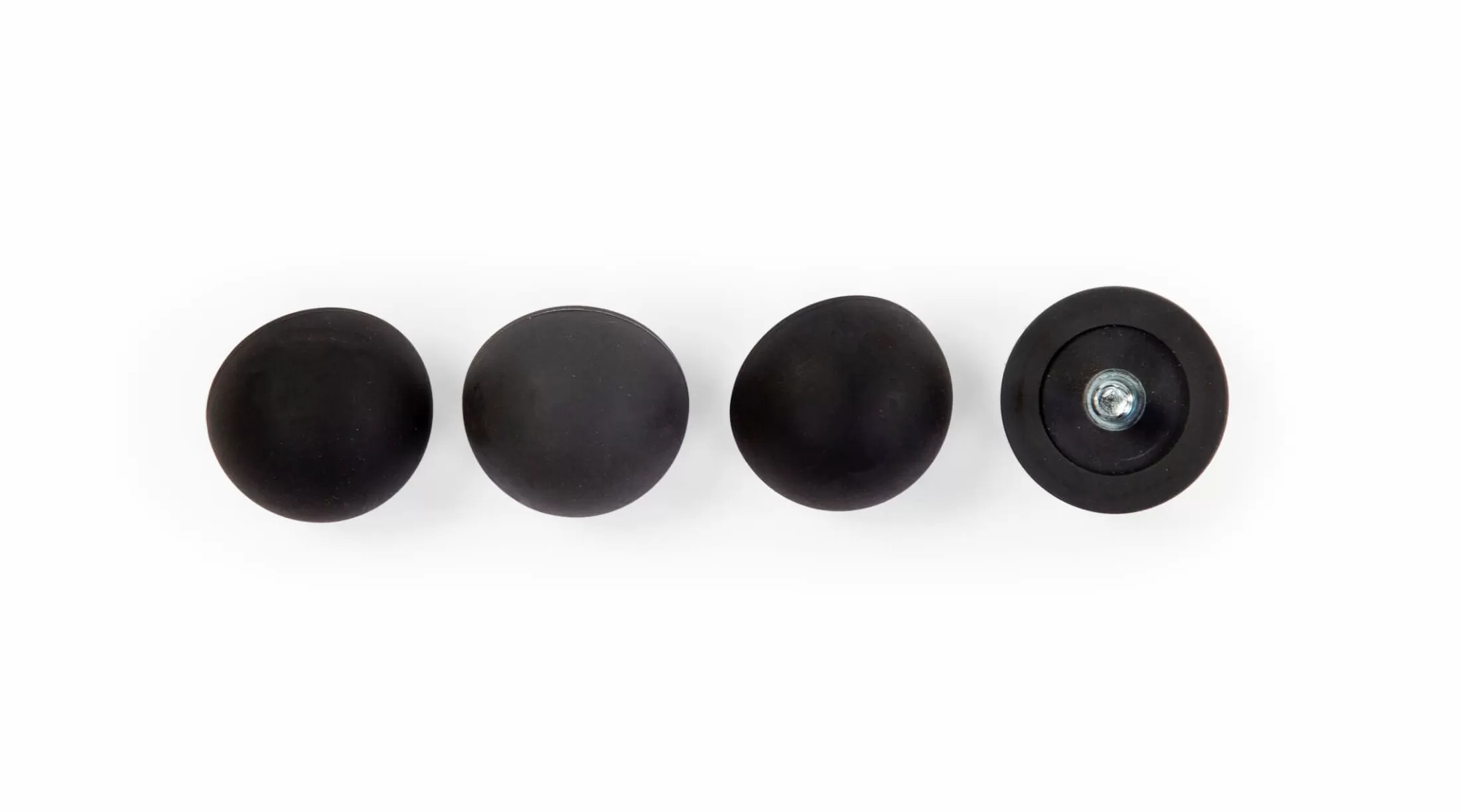 Clearance Evolu Set De 4 Pieds Caoutchouc - Anthracite Pièces De Rechange
