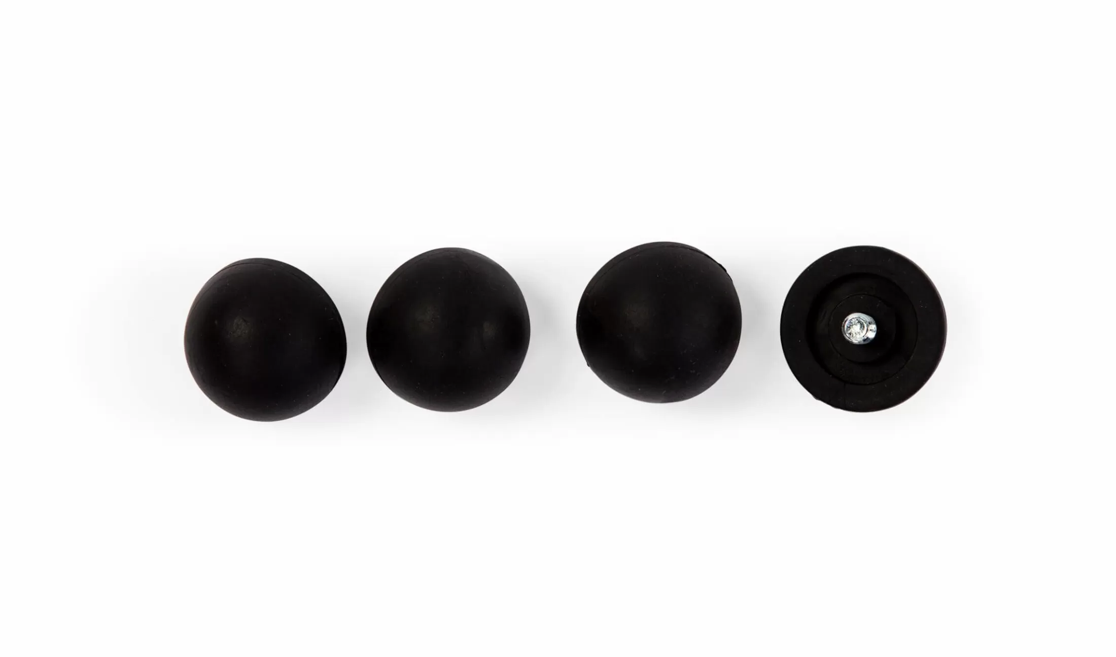 Discount Evolu Set De 4 Pieds Caoutchouc - Noir Pièces De Rechange