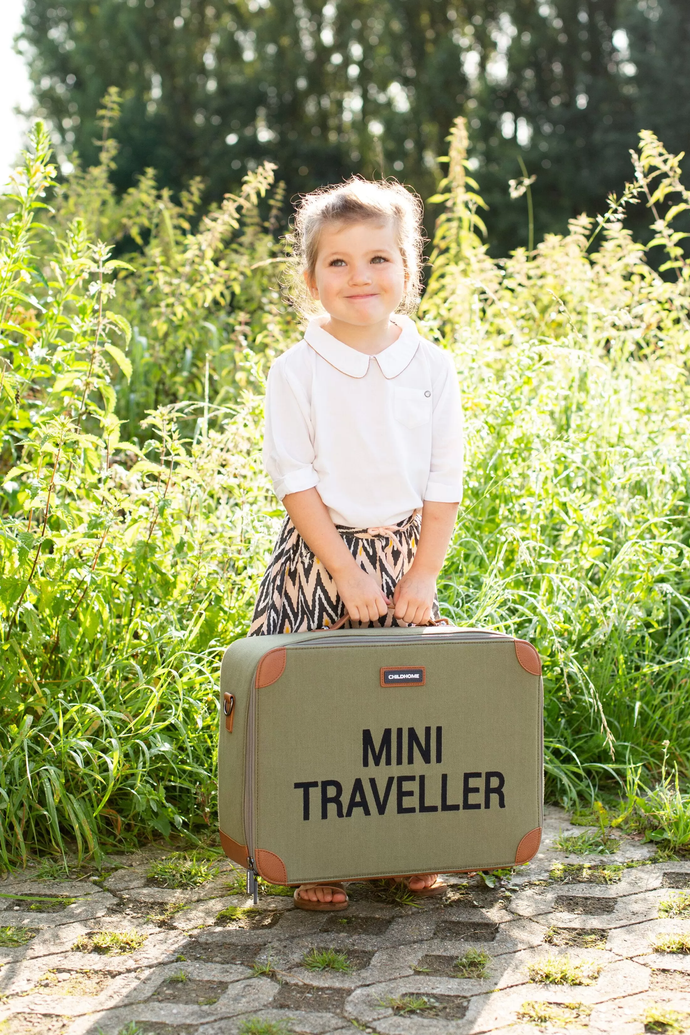 mini_traveller_valise_enfant__toile__kaki_10.webp Sale Mini Traveller Valise Enfant - Toile - Kaki Kids Bags | Kids Bags