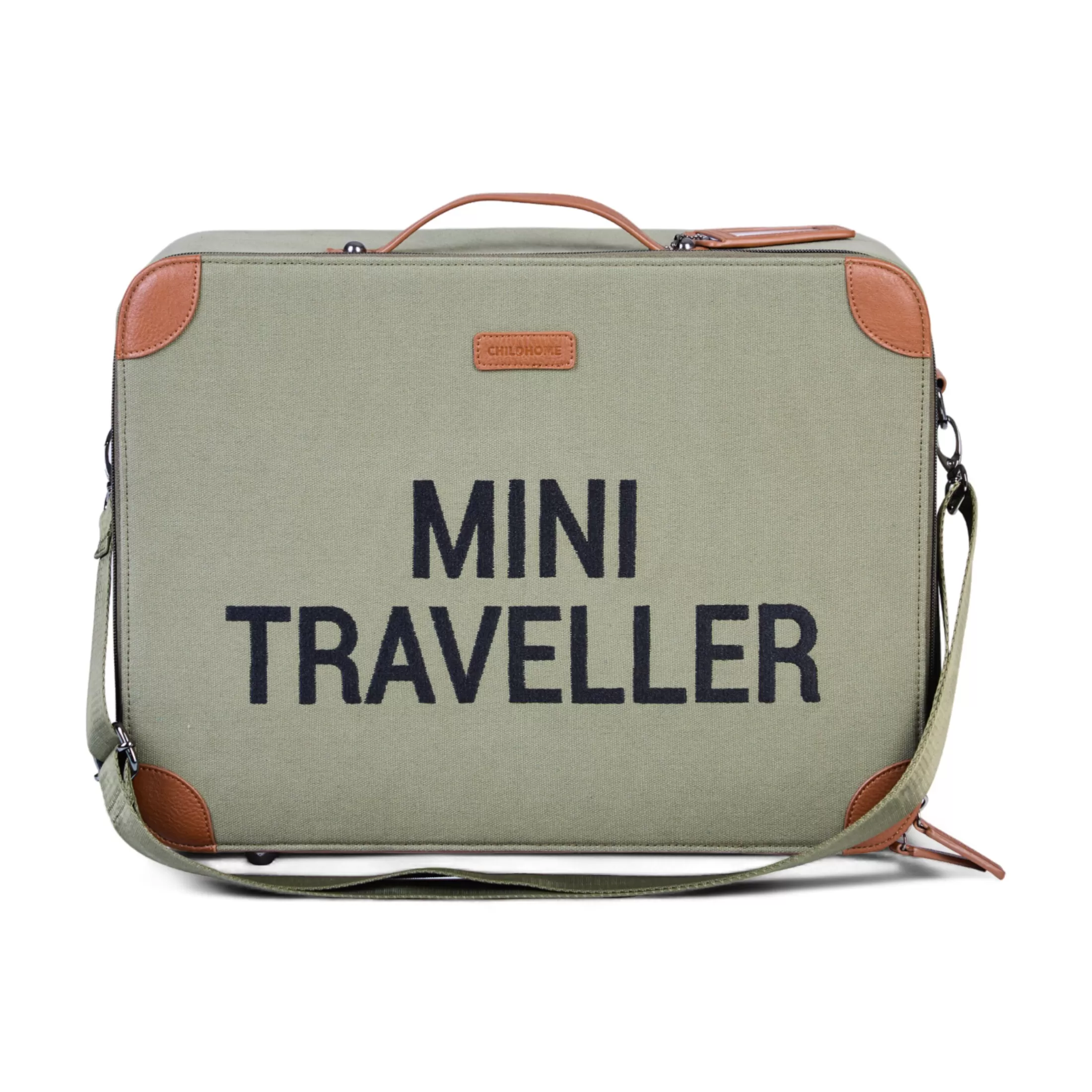 mini_traveller_valise_enfant__toile__kaki_13.webp Sale Mini Traveller Valise Enfant - Toile - Kaki Kids Bags | Kids Bags