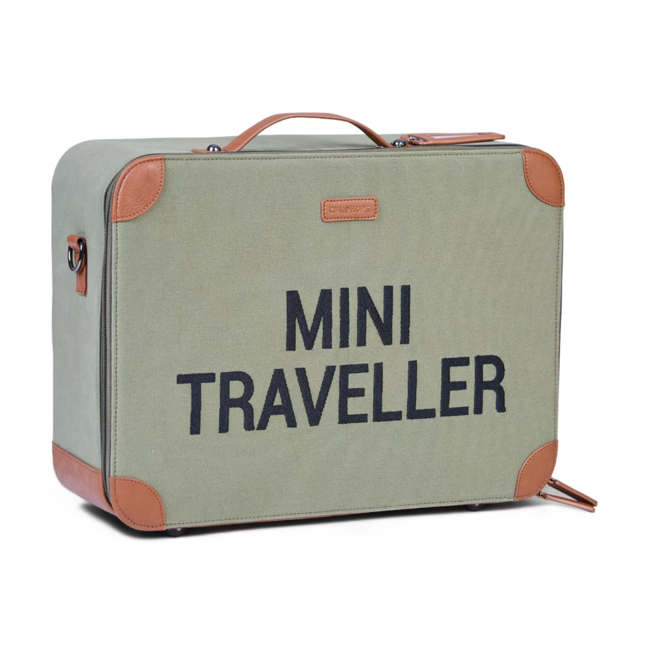 mini_traveller_valise_enfant__toile__kaki_7.webp Sale Mini Traveller Valise Enfant - Toile - Kaki Kids Bags | Kids Bags