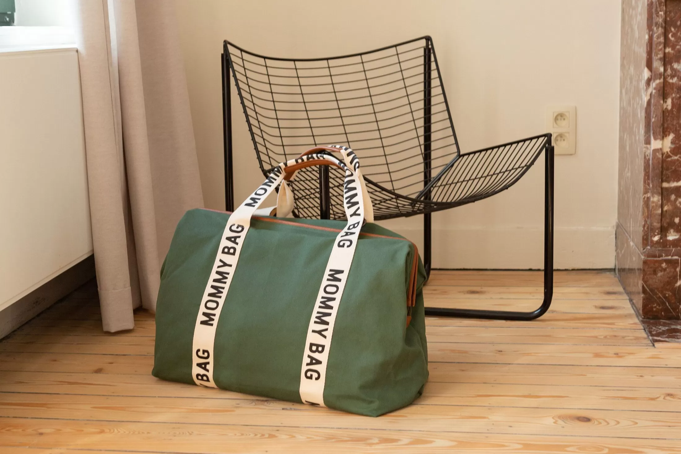 Online Mommy Bag ® Sac A Langer - Signature - Toile - Vert Signature Collection | Mommy Bag ®