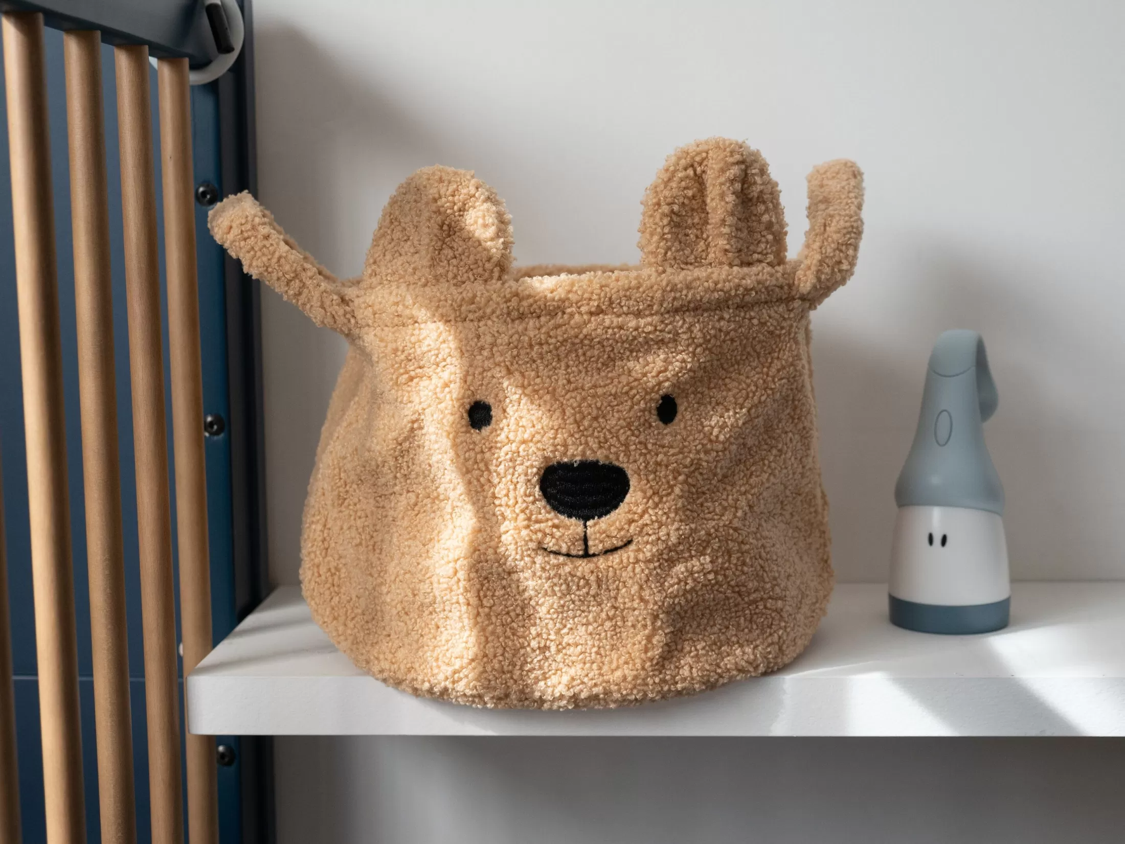 panier_de_rangement__xx_cm__teddy__brun_8.webp Store Panier De Rangement - 25x20x20 Cm - Teddy - Brun Paniers De Rangement