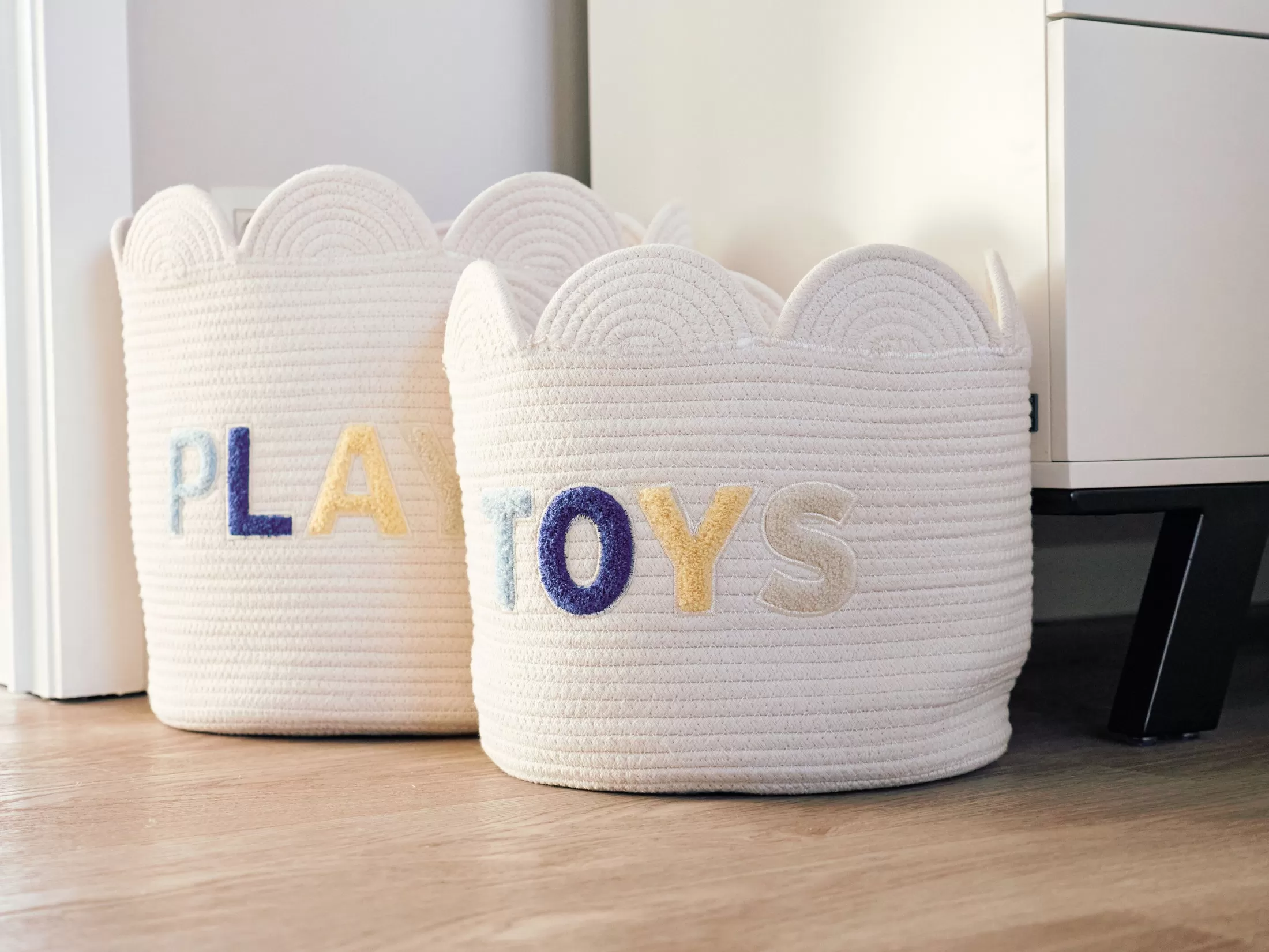 Cheap Panier fleur - 30x30x30cm - Corde De Coton - Ecru Paniers De Rangement