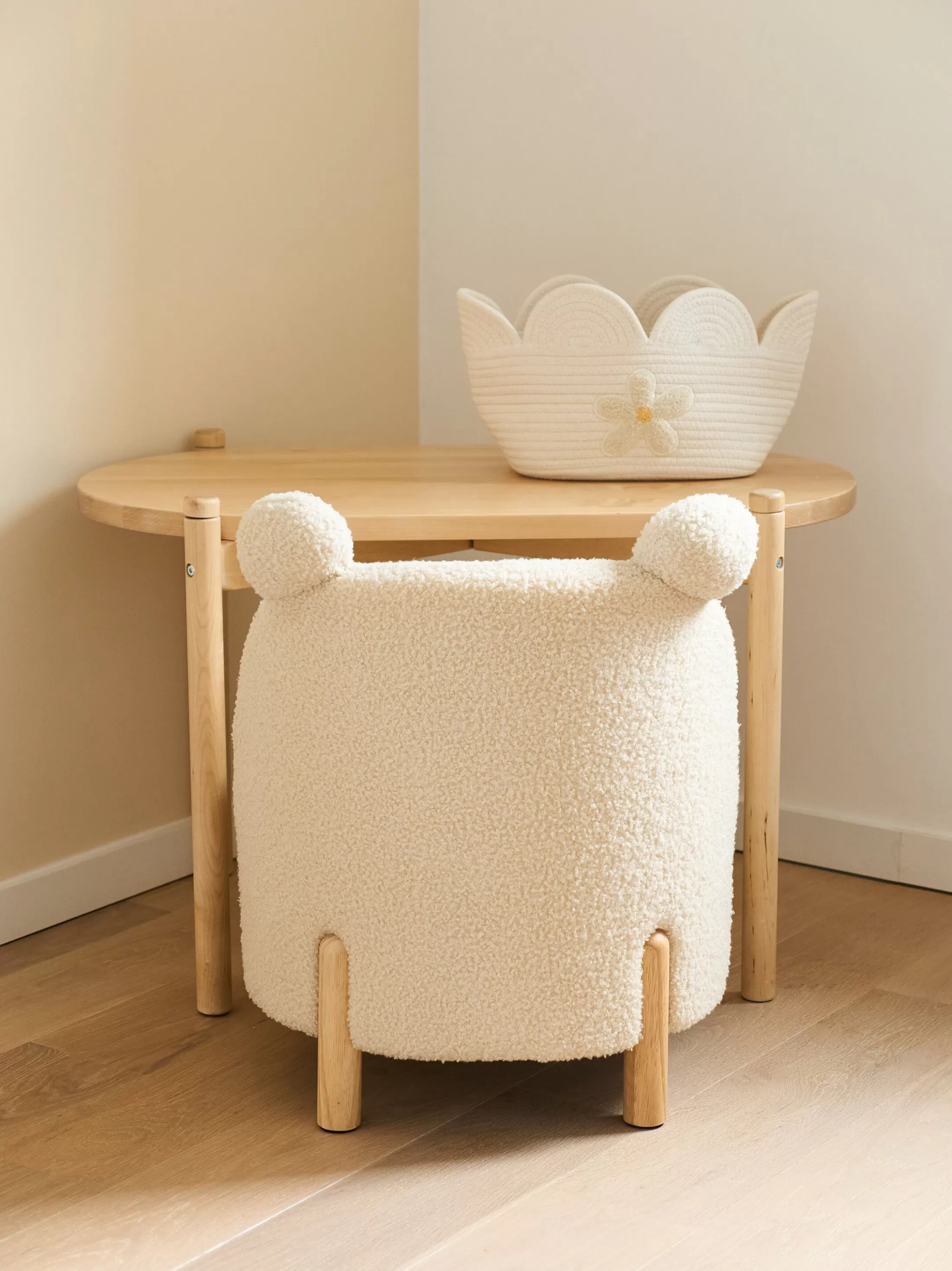 Discount Panier fleur - 30x20x15CM - Corde De Coton - Ecru Paniers De Rangement