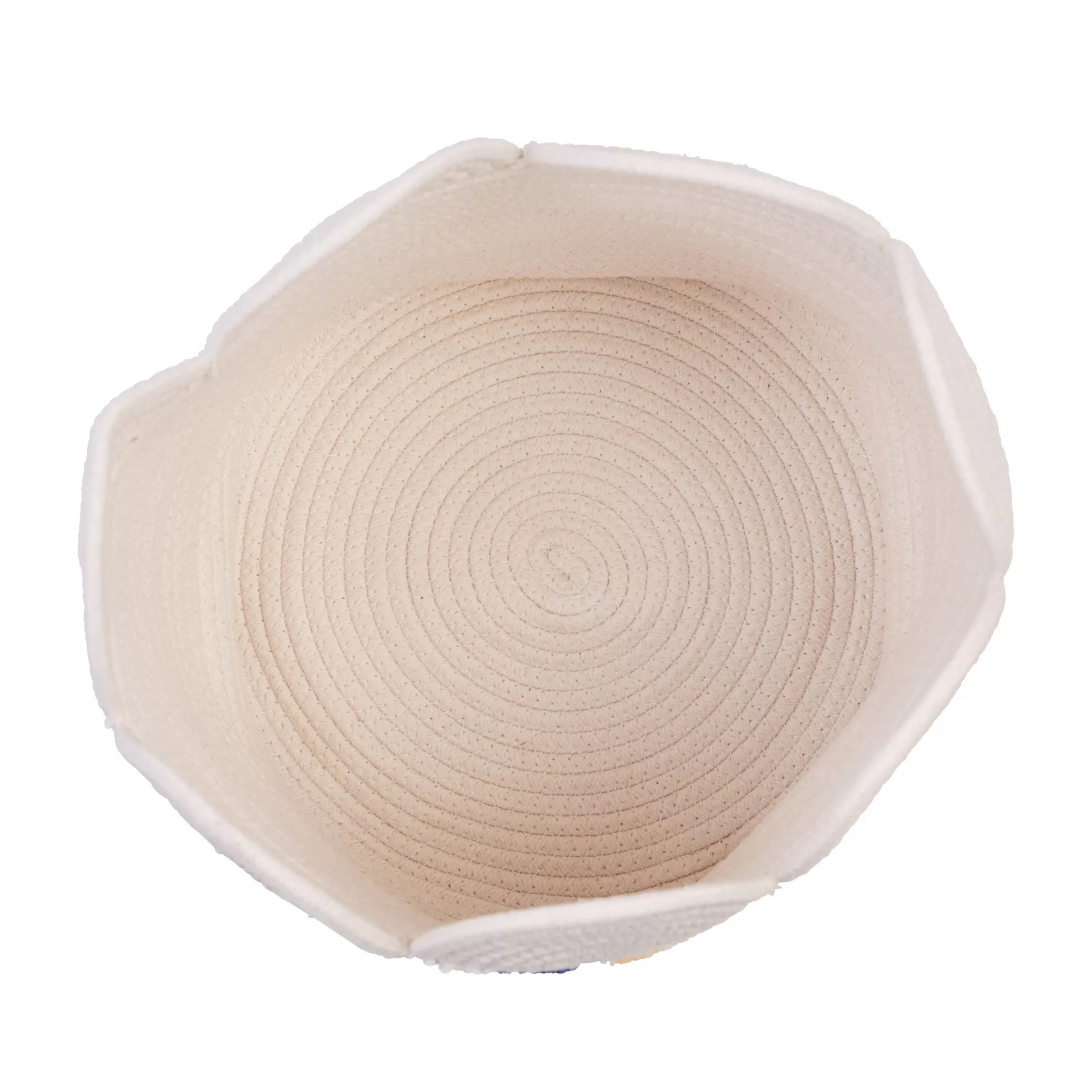 Cheap Panier fleur - 30x30x30cm - Corde De Coton - Ecru Paniers De Rangement