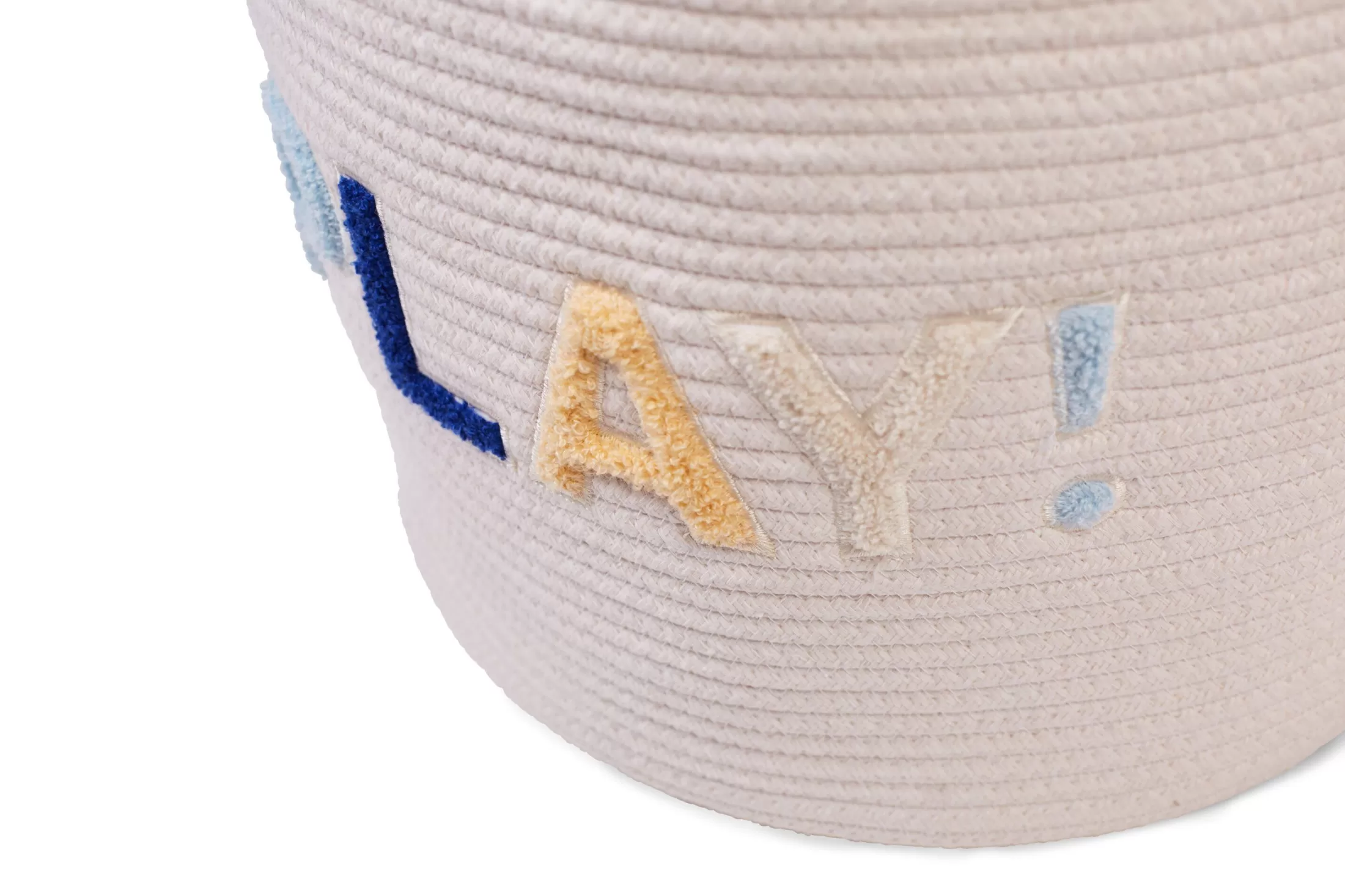 Cheap Panier fleur - 35x35x35cm- Corde De Coton - Ecru Paniers De Rangement