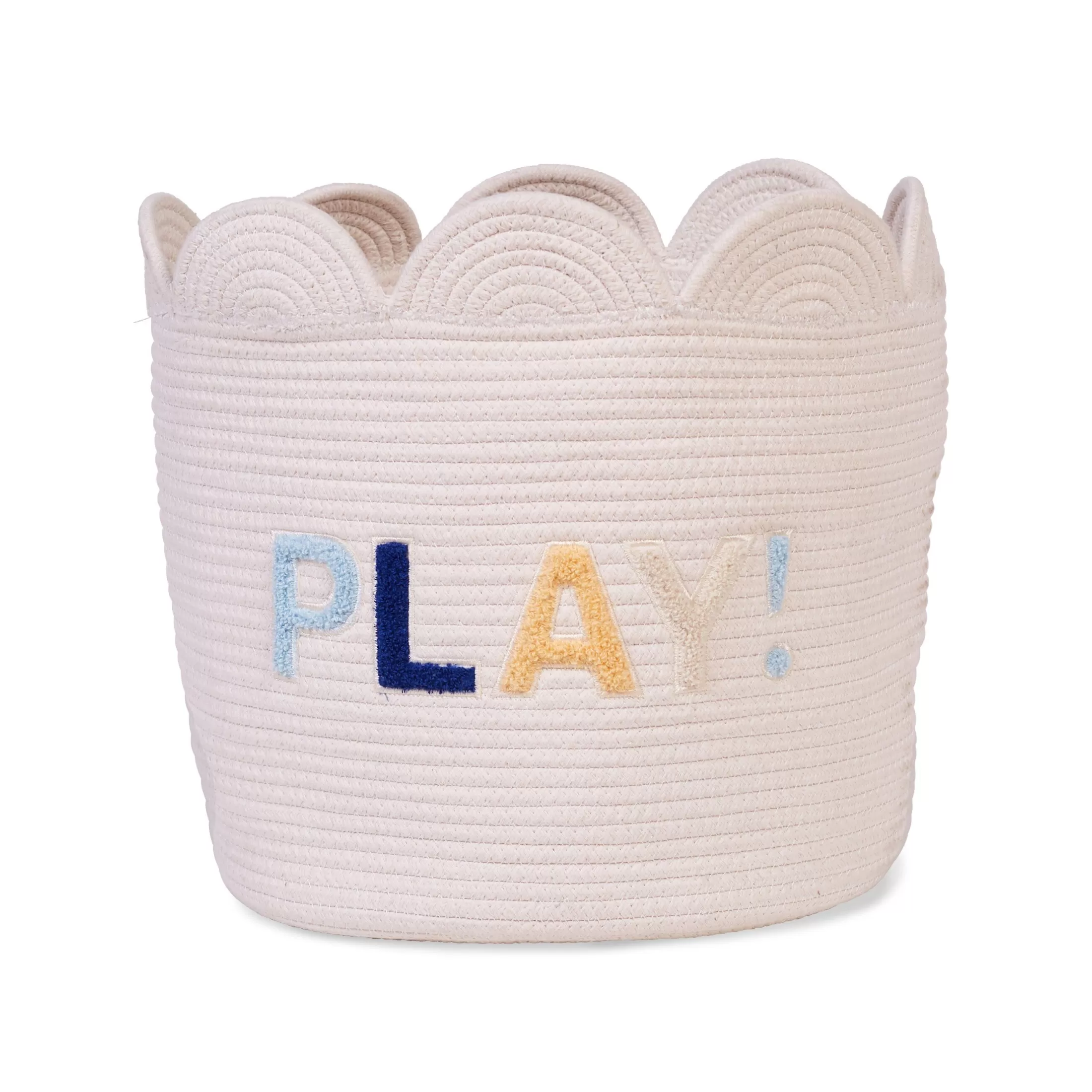 Cheap Panier fleur - 35x35x35cm- Corde De Coton - Ecru Paniers De Rangement