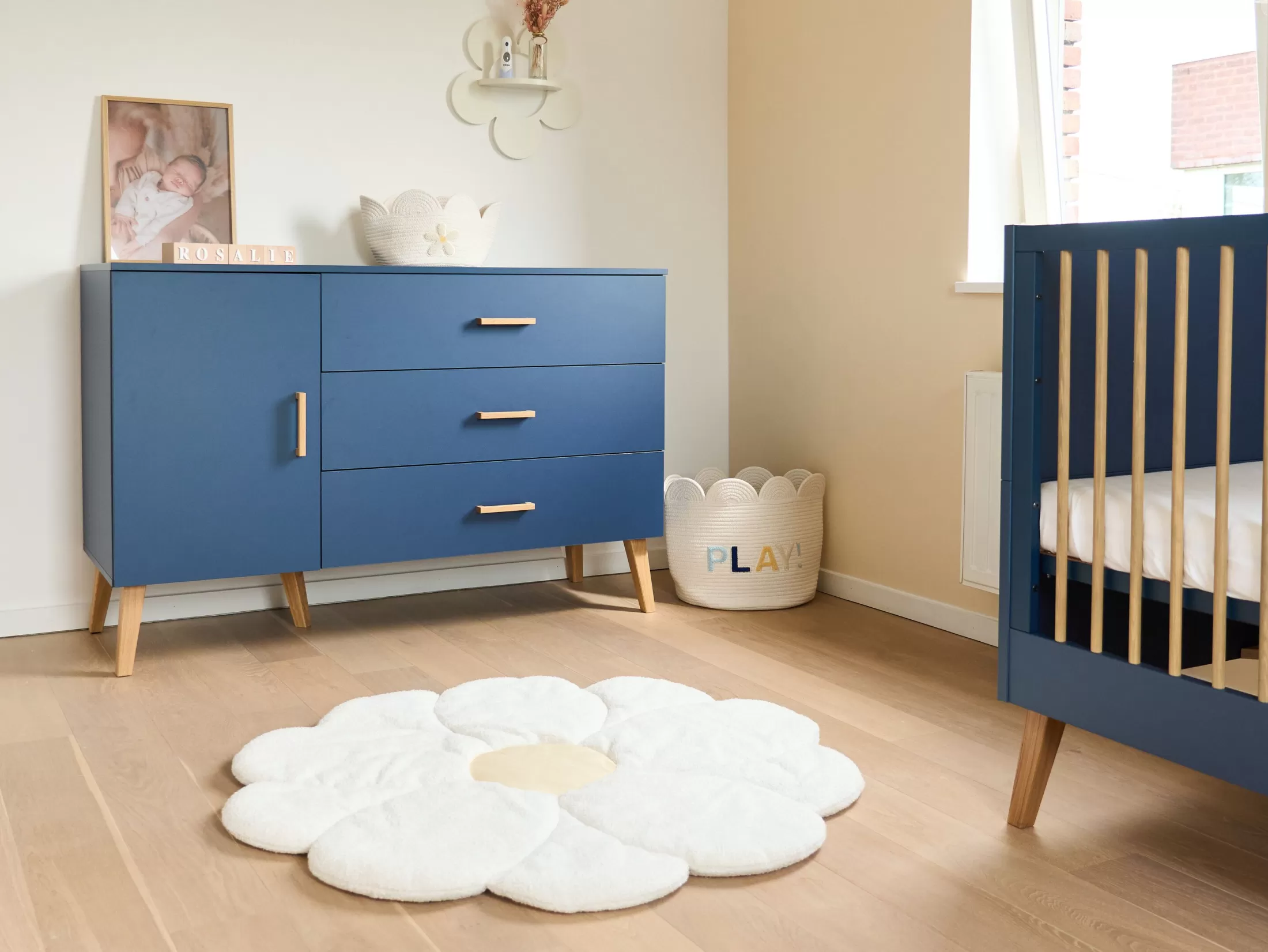 Cheap Panier fleur - 35x35x35cm- Corde De Coton - Ecru Paniers De Rangement