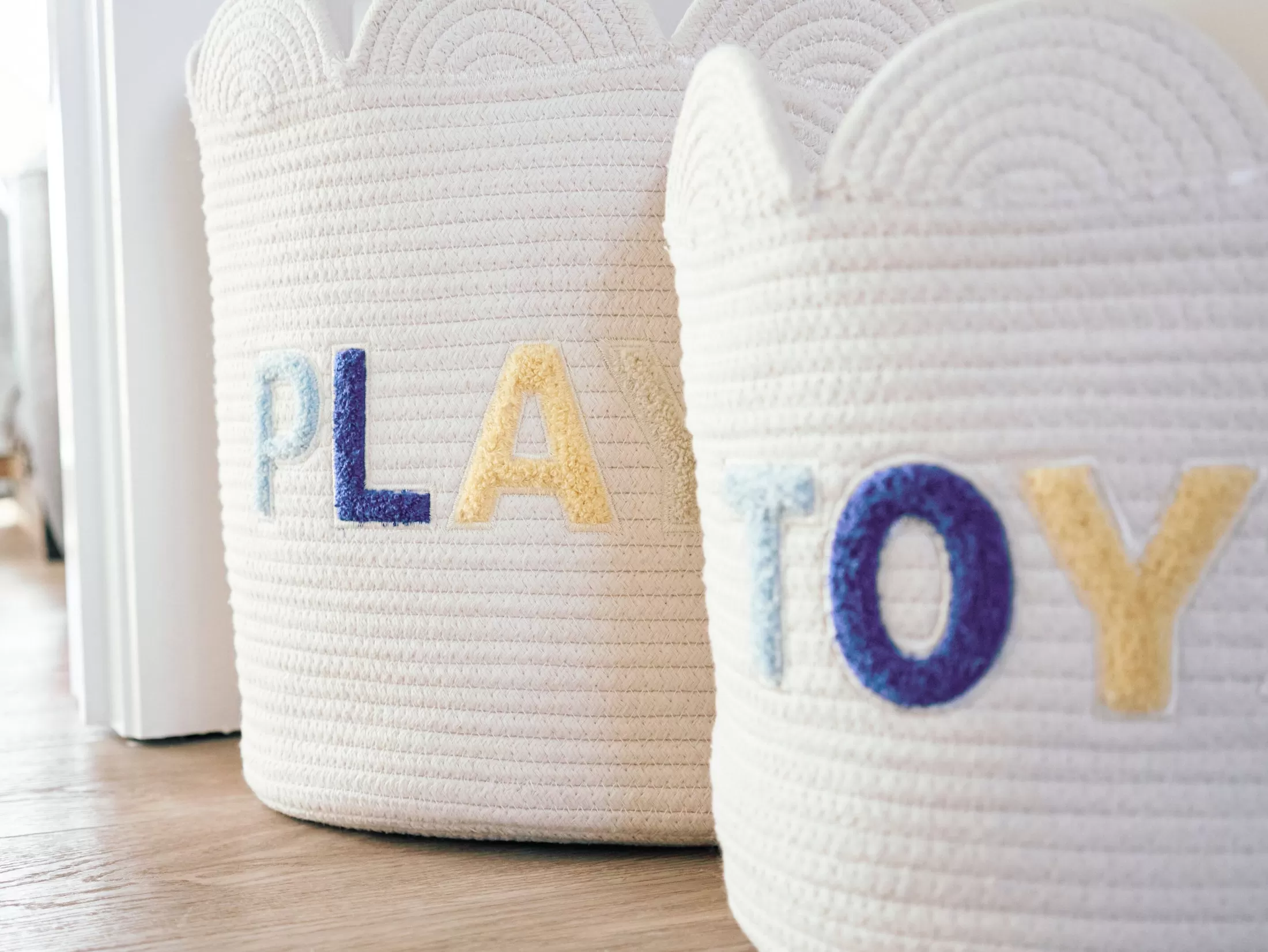 Cheap Panier fleur - 35x35x35cm- Corde De Coton - Ecru Paniers De Rangement