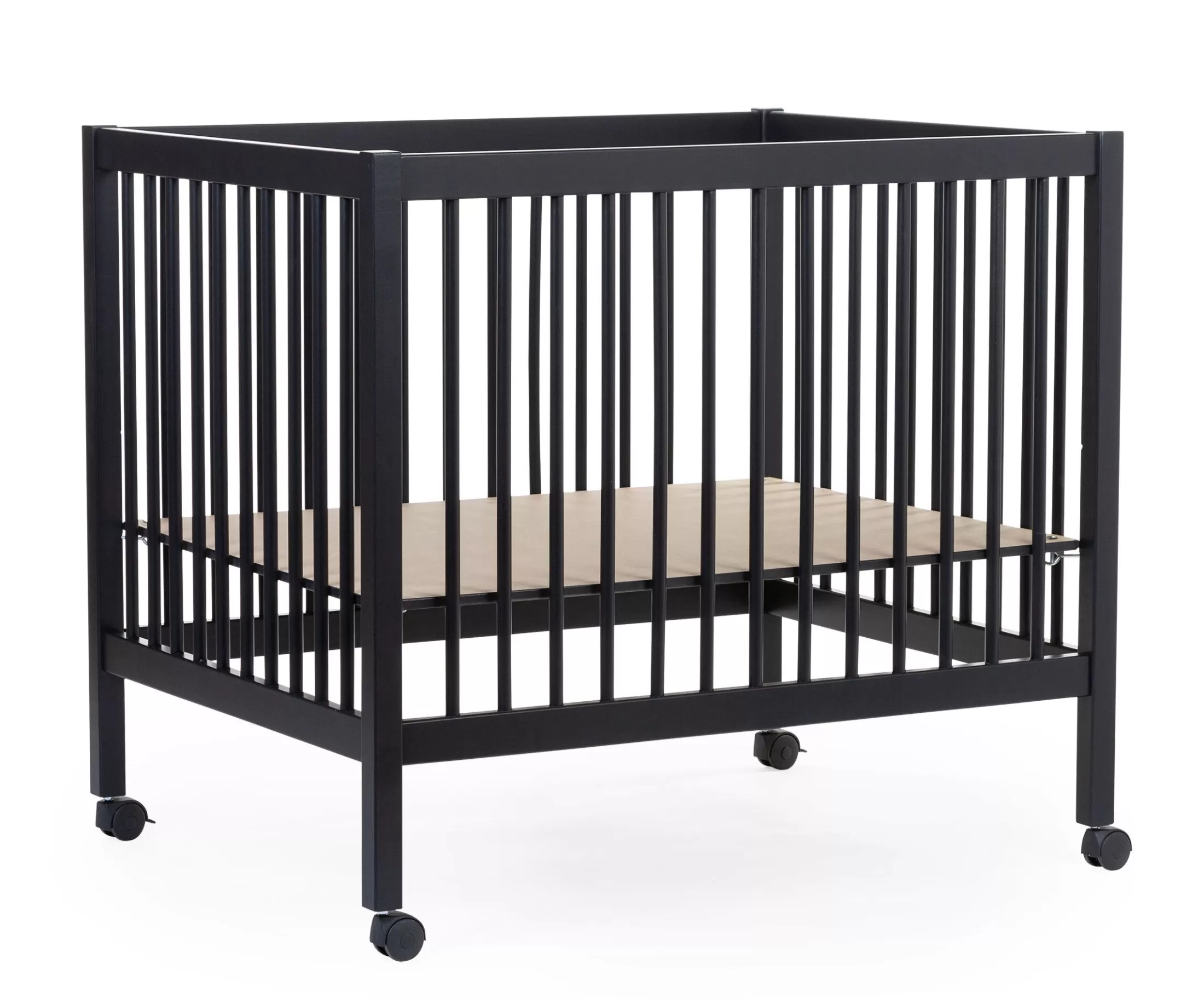 parc___roues__x_cm__bois__noir_8.webp Discount Parc 97 + Roues - 95x75 Cm - Bois - Noir Parcs