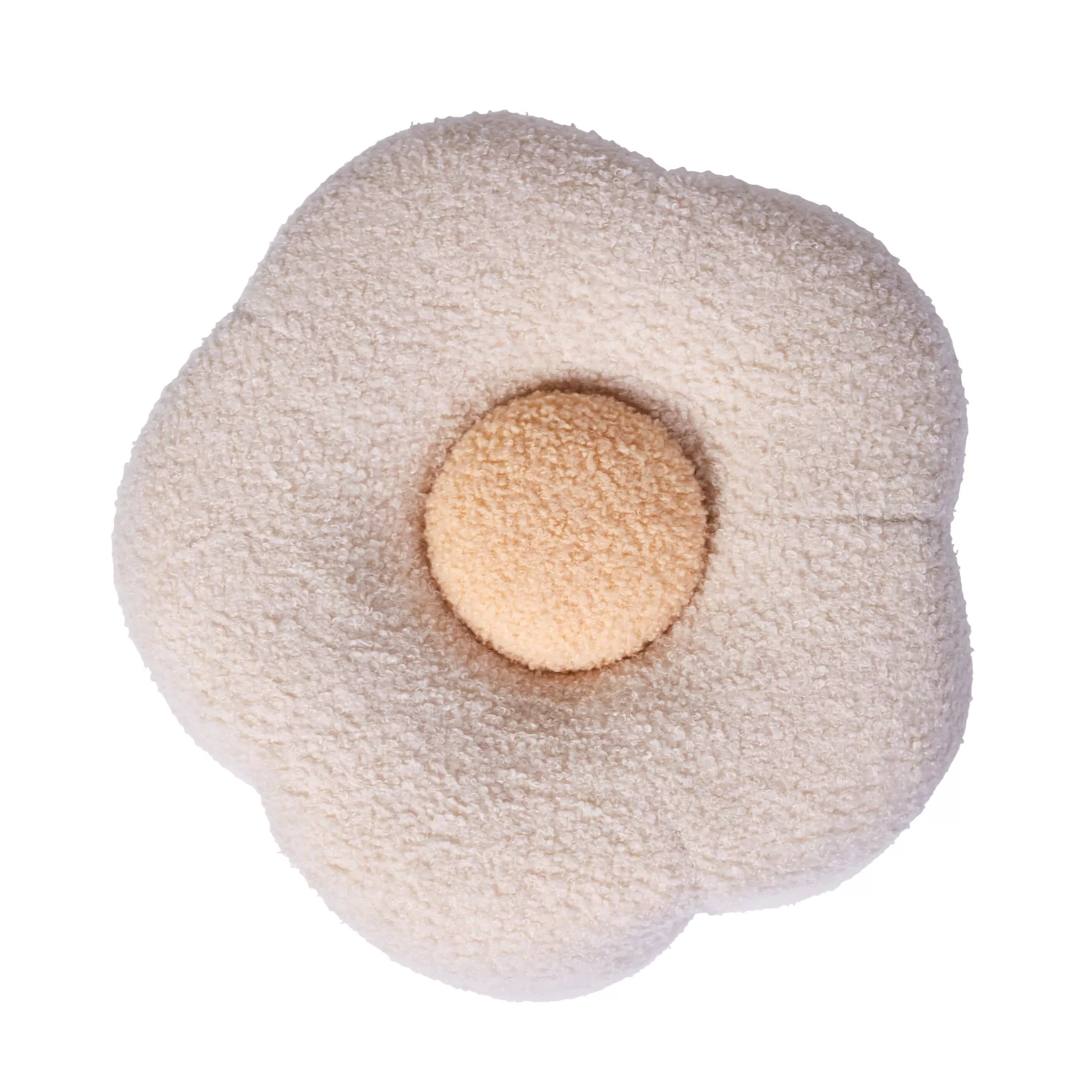 Flash Sale Pouf + Coffre à jouets Fleur blanc cassé Paniers De Rangement