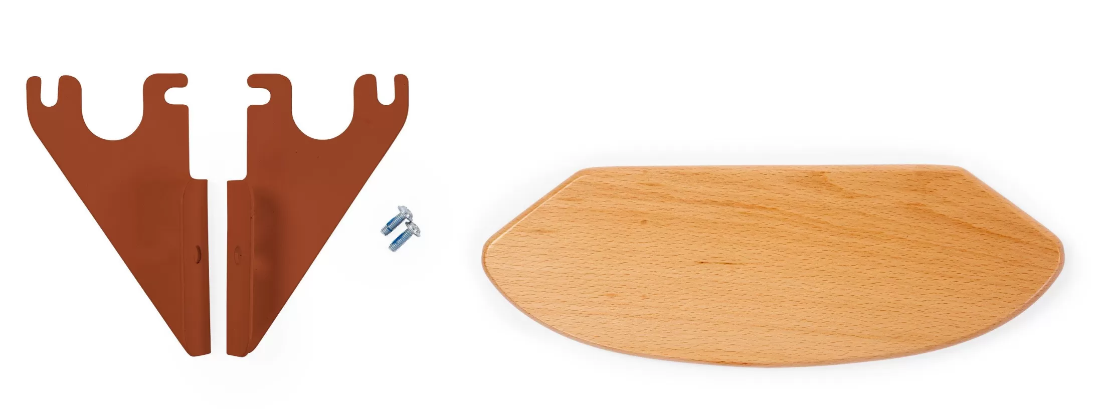 Sale Repose-pieds Evolu ou Evowood + Supports + Vis - Naturel/Rou Pièces De Rechange