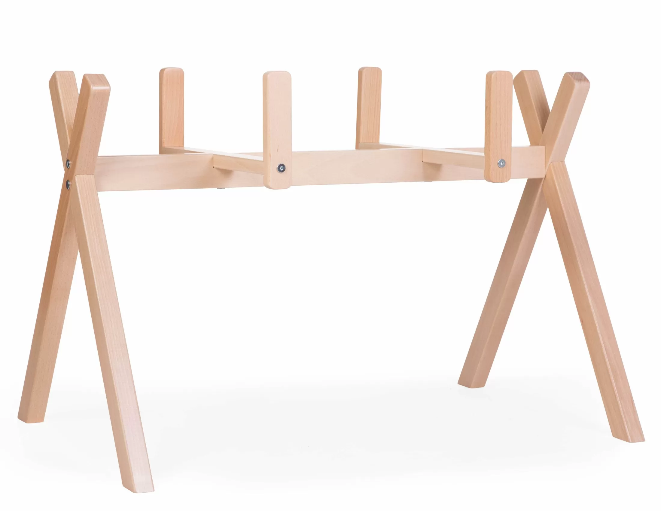 Discount Tipi Support Pour Couffin Moise + Arche Bébé - Bois - Nature Baby Gyms & Mobile | Supports