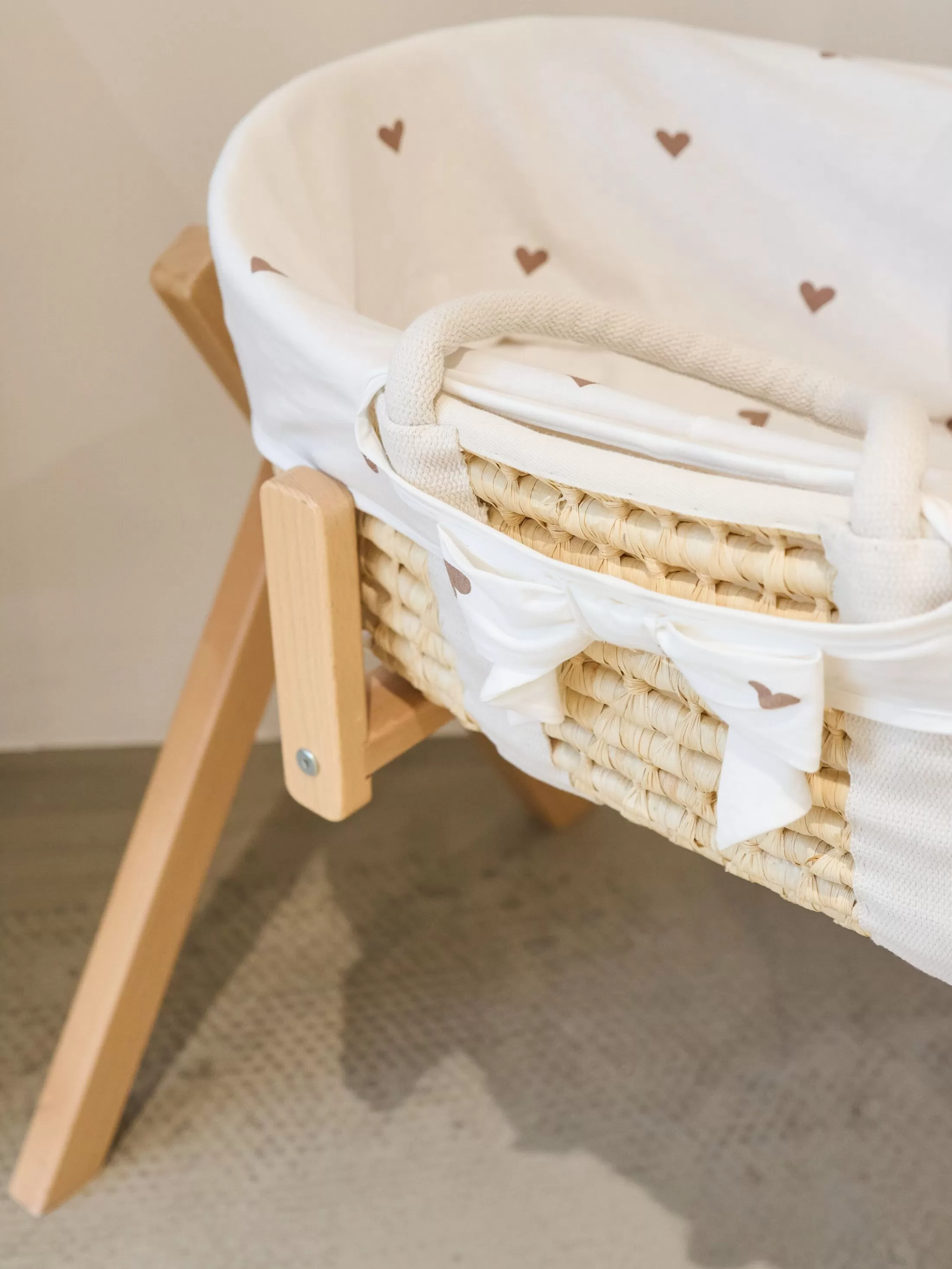 Discount Tipi Support Pour Couffin Moise + Arche Bébé - Bois - Nature Baby Gyms & Mobile | Supports