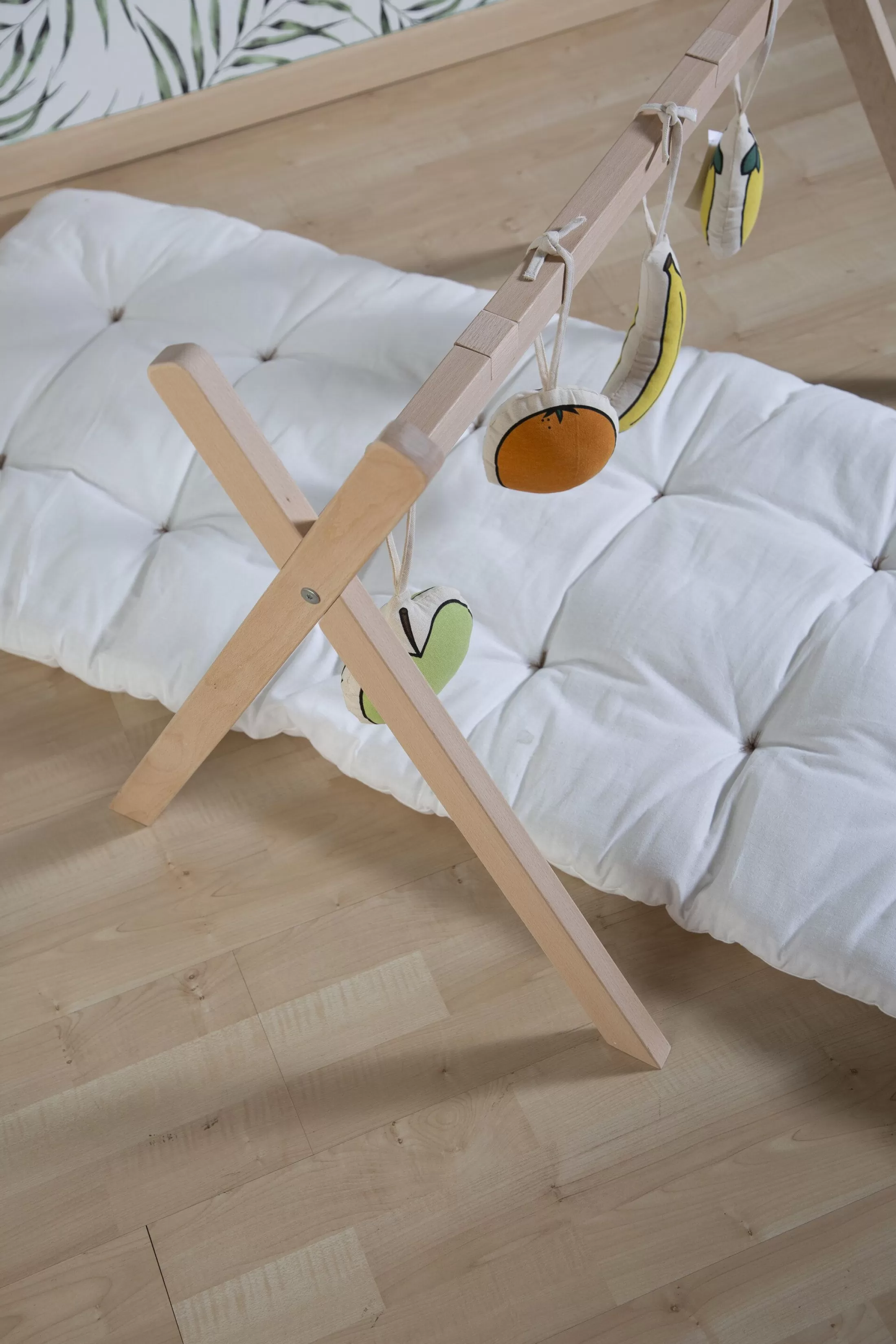 Discount Tipi Support Pour Couffin Moise + Arche Bébé - Bois - Nature Baby Gyms & Mobile | Supports