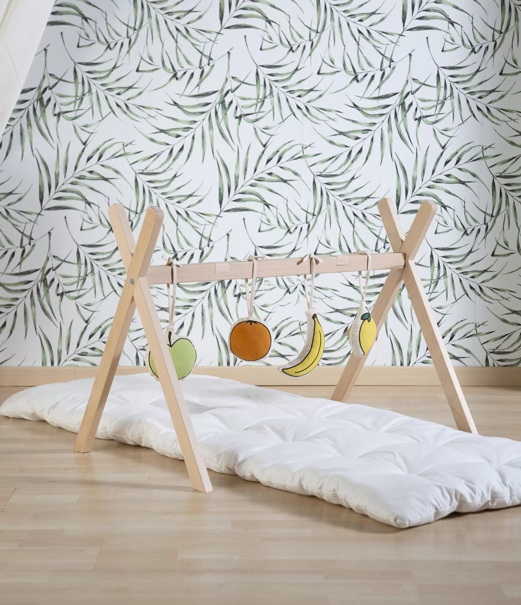 Discount Tipi Support Pour Couffin Moise + Arche Bébé - Bois - Nature Baby Gyms & Mobile | Supports