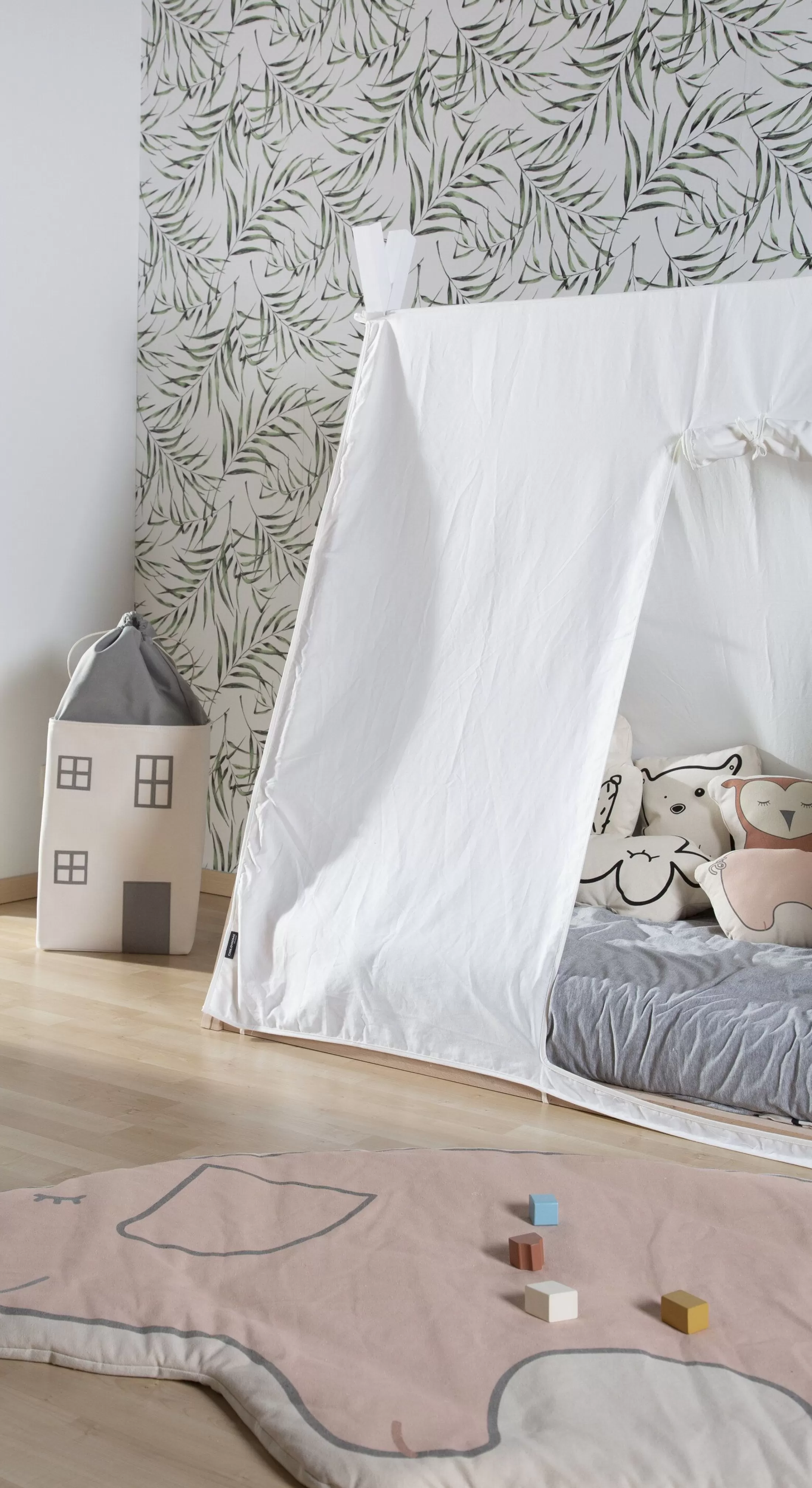 Fashion Toile Pour Lit Tipi - 90x200 Cm - Blanc Accessoires | Tipi